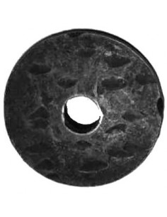 Pastille ronde martelée