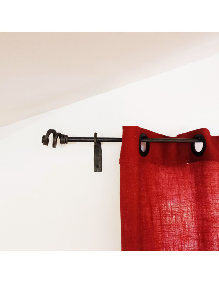 Embout Tringle à Rideau en fer forgé main VOLUBILIS