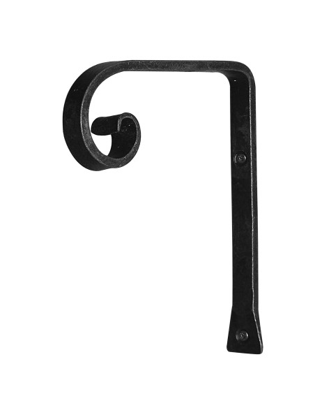 Équerre/Potence murale en fer forgé main