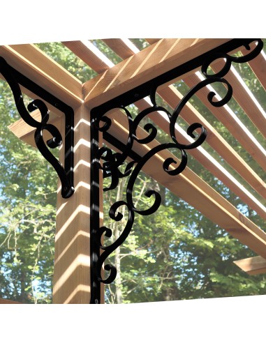 Équerre/Potence murale en fer forgé main