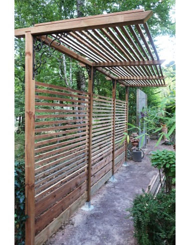 Équerre/Potence murale en fer forgé main