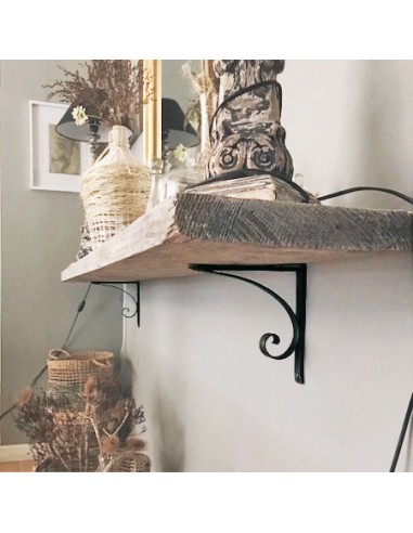 Équerre/Potence murale en fer forgé main