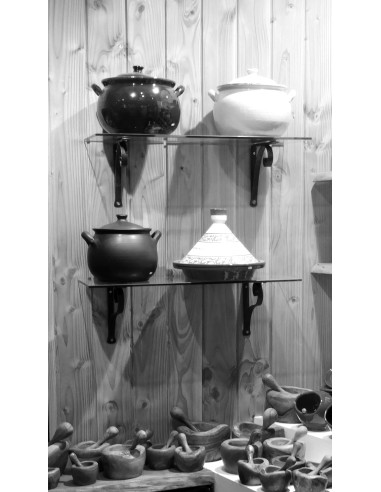 Équerre/Potence murale en fer forgé main