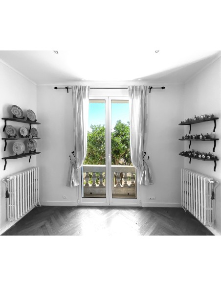 Équerre/Potence murale en fer forgé main BALTIQUE