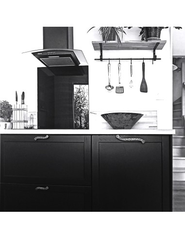 Poignée de meuble en fer forgé main BOHEME