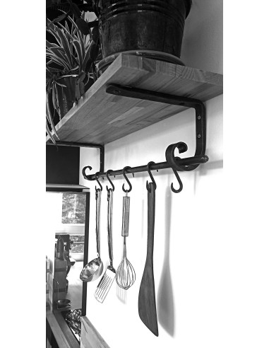 Anneau rideau en fer forgé main KAA