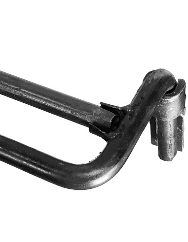 Tringle à Rideau COUDÉE DOUBLE en fer forgé main