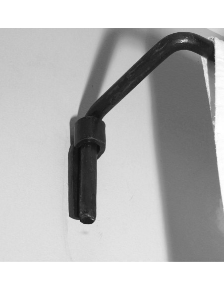 Tringle à Rideau en fer forgé main COUDÉE Tringle à Rideau en fer forgé main COUDÉE