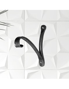 BASTIDE Porte manteau en fer forgé main  2