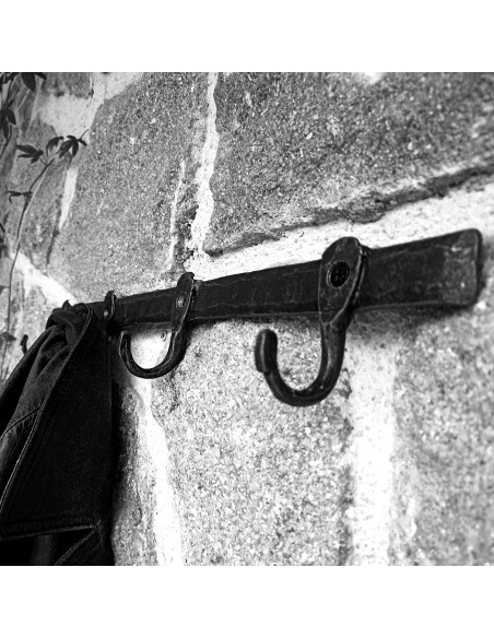 Porte manteau en fer forgé main RICOCHET