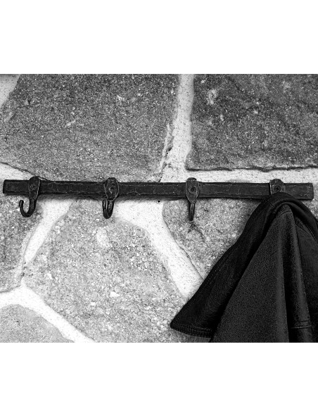 Porte manteau en fer forgé main RICOCHET