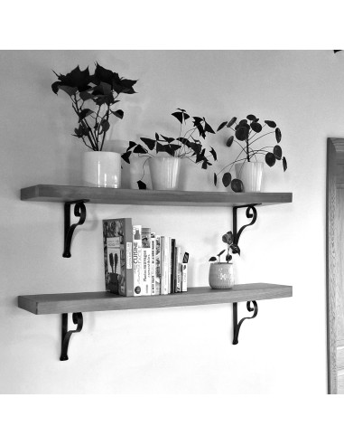 Équerre/Potence murale en fer forgé main