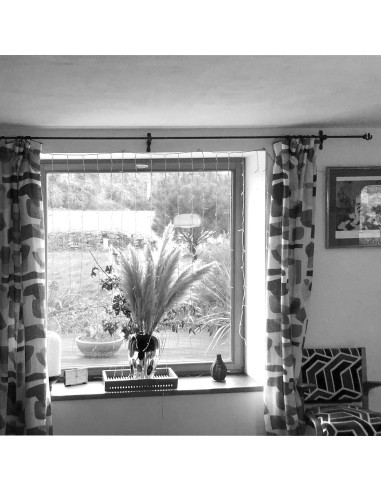 Embout Tringle à Rideau en fer forgé main VOLUBILIS