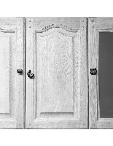 Poignée de meuble en fer forgé main Poignée de meuble en fer forgé main