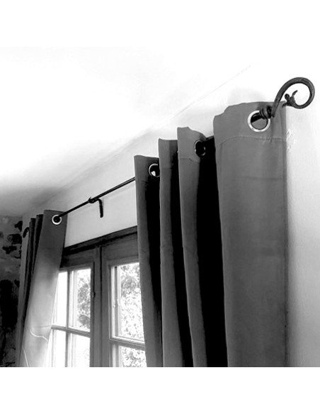 Embout Tringle à Rideau en fer forgé main Embout Tringle à Rideau en fer forgé main