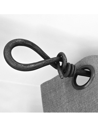 Embout Tringle à Rideau en fer forgé main Embout Tringle à Rideau en fer forgé main