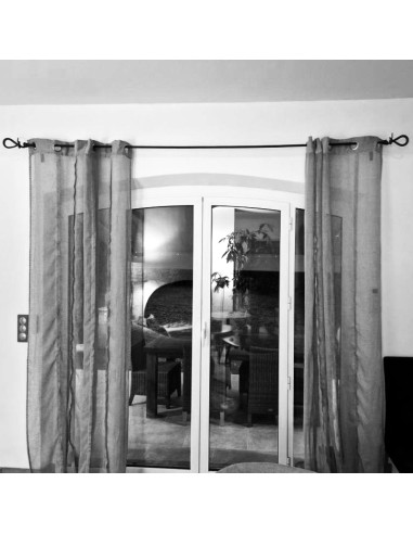 Embout Tringle à Rideau en fer forgé main Embout Tringle à Rideau en fer forgé main