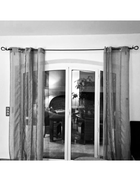 Embout Tringle à Rideau en fer forgé main Embout Tringle à Rideau en fer forgé main