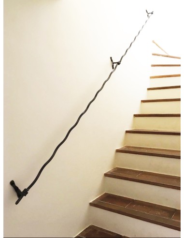 Support/Raccord mural tringle à rideau en fer forgé main  INCA Support/Raccord mural tringle à rideau en fer forgé main  INCA