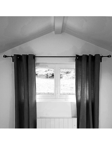 Support mural de Tringle à Rideau en fer forgé main