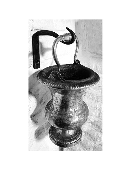 Support mural de Tringle à Rideau en fer forgé main Support mural de Tringle à Rideau en fer forgé main