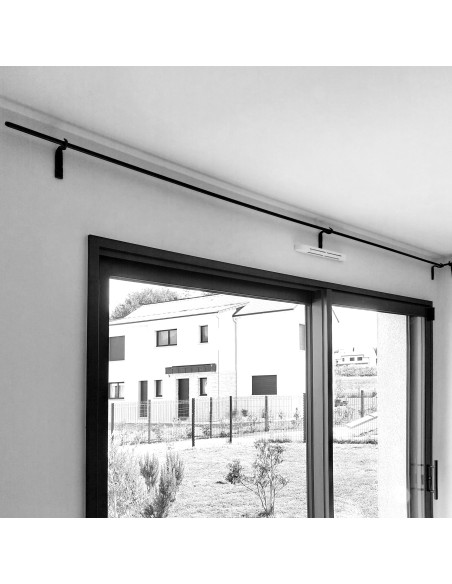 Support mural de Tringle à Rideau en fer forgé main Support mural de Tringle à Rideau en fer forgé main