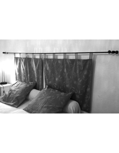 Support mural de Tringle à Rideau en fer forgé main