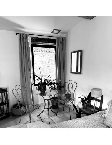 Support mural de Tringle à Rideau en fer forgé main