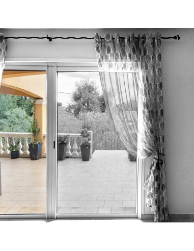 Support mural de Tringle à Rideau en fer forgé main