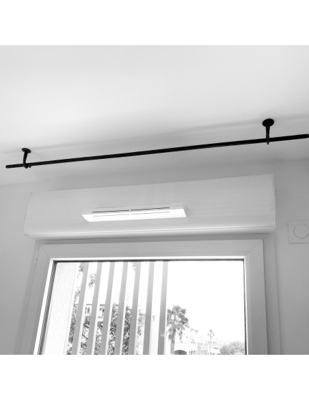 Support plafond de Tringle à Rideau en fer forgé main