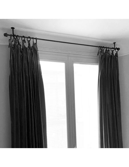 Support plafond de Tringle à Rideau en fer forgé main