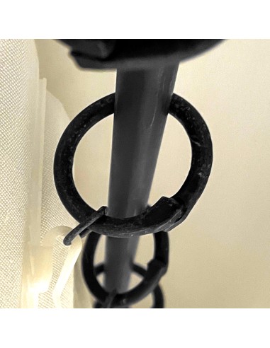 Anneau rideau en fer forgé main BASIK...