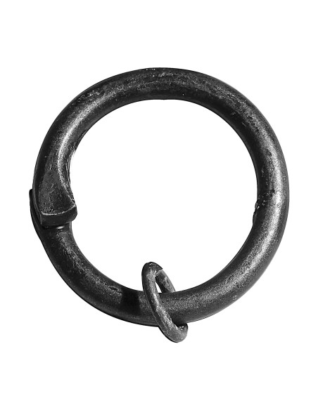 Anneau rideau en fer forgé main