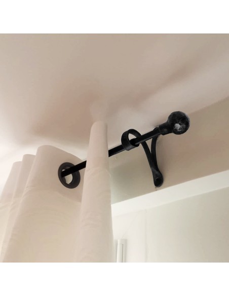 Embout Tringle à Rideau en fer forgé main QUINTESSENCE