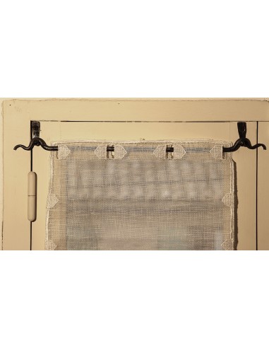 Tringle de vitrage en fer forgé main ILLUSION