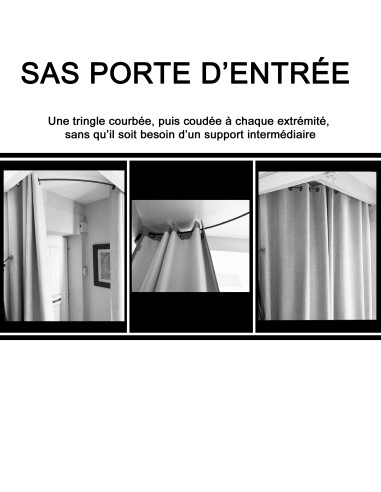 Tringle à Rideau COURBÉE&COUDÉE