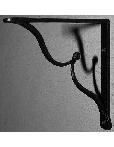 Équerre/Potence murale en fer forgé main