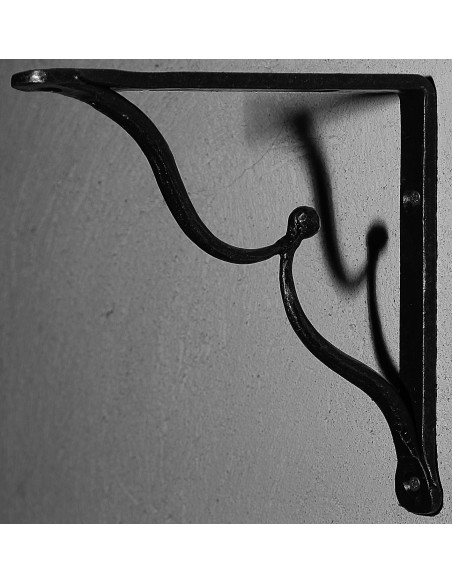 Équerre/Potence murale en fer forgé main