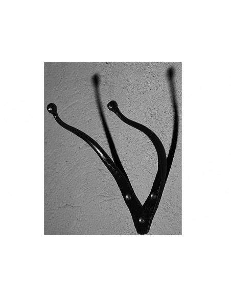 Porte manteau en fer forgé main ARTEFACT