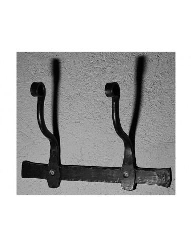 Porte manteau en fer forgé main EDISON