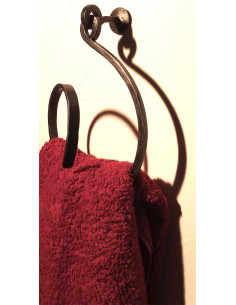Porte serviette en fer forgé main SPIRIT 2