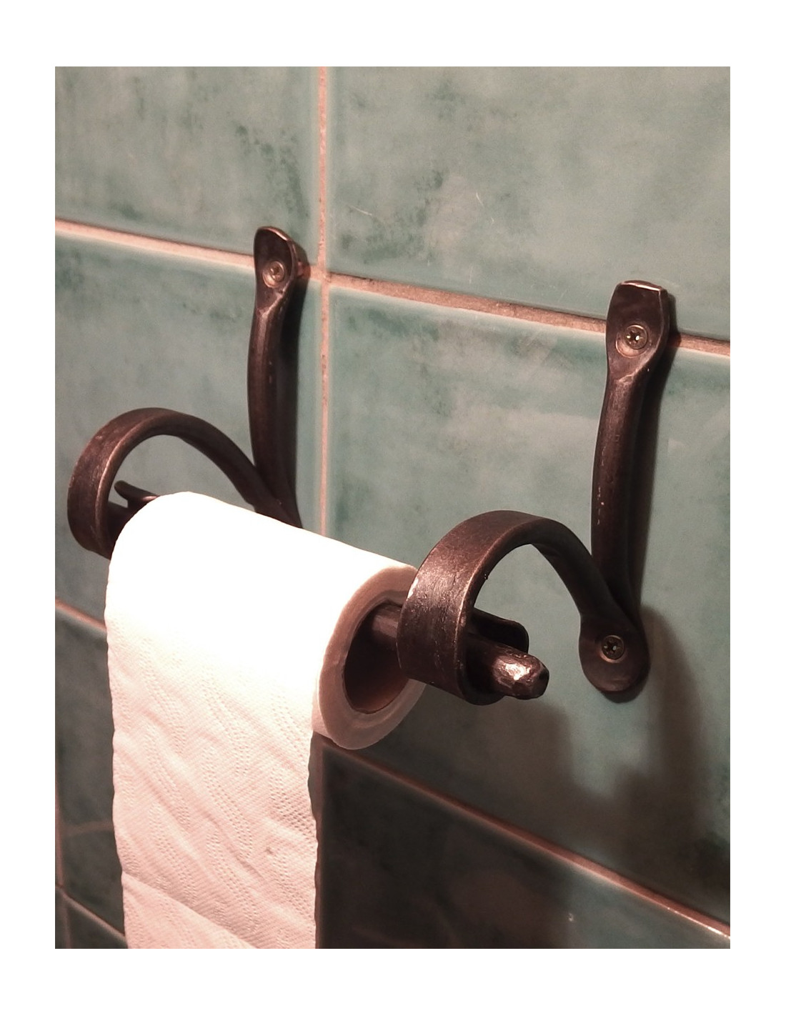 Porte Papier Toilette en Fer Forgé