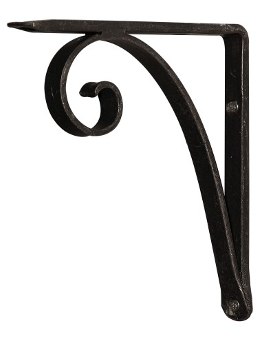 Équerre/Potence murale en fer forgé main