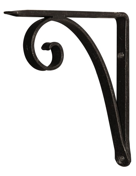 Équerre/Potence murale en fer forgé main