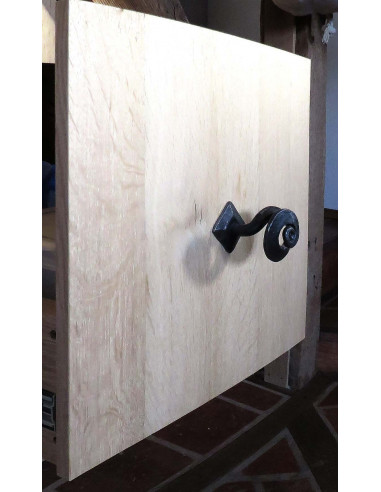 Bouton de porte en fer forgé main GARGOUILLE