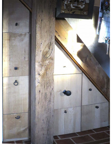 Bouton de porte en fer forgé main GARGOUILLE