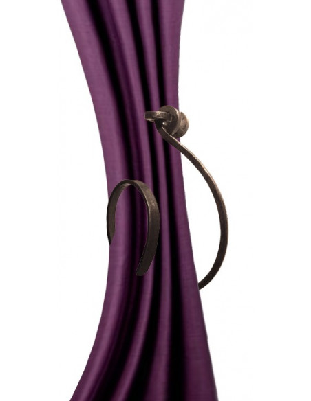 Embrasse articulée en fer forgé main SPIRIT