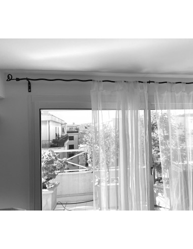 Embout Tringle à Rideau en fer forgé main