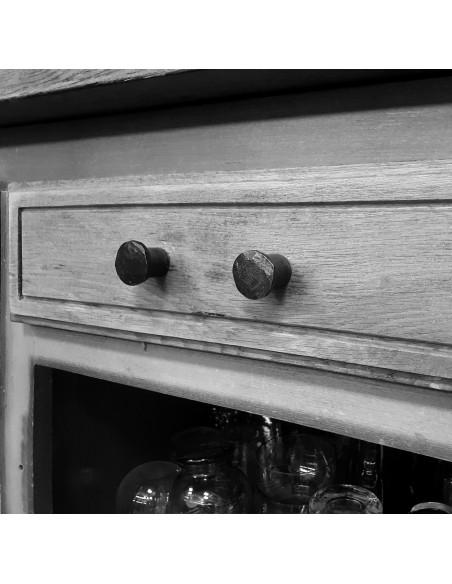 Poignée de meuble en fer forgé main INDUS