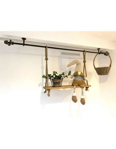 Embout Tringle à Rideau en fer forgé main VOLUBILIS